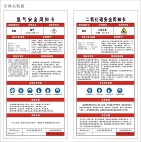 氩气二氧化碳周知卡