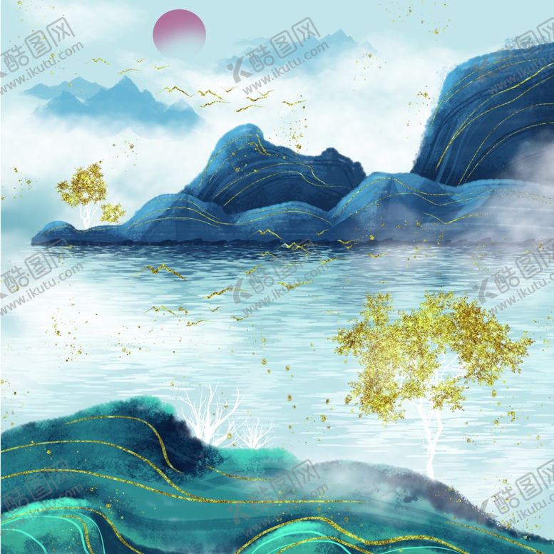 编号：96811005111620265012【酷图网】源文件下载-轻奢装饰画