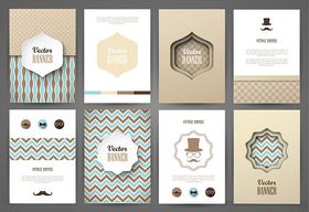 复古风格名片设计模板