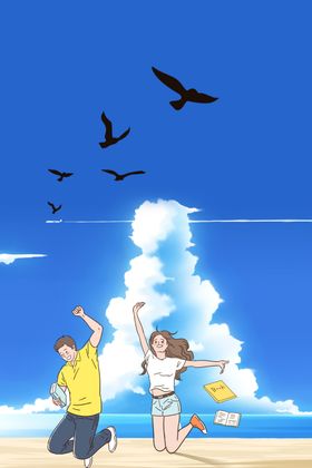 大海沙滩
