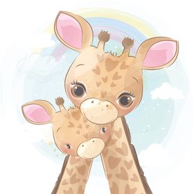 温馨浪漫儿童插画