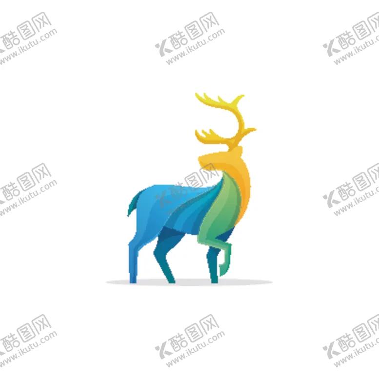 编号：82889906301556518883【酷图网】源文件下载-鹿头标志