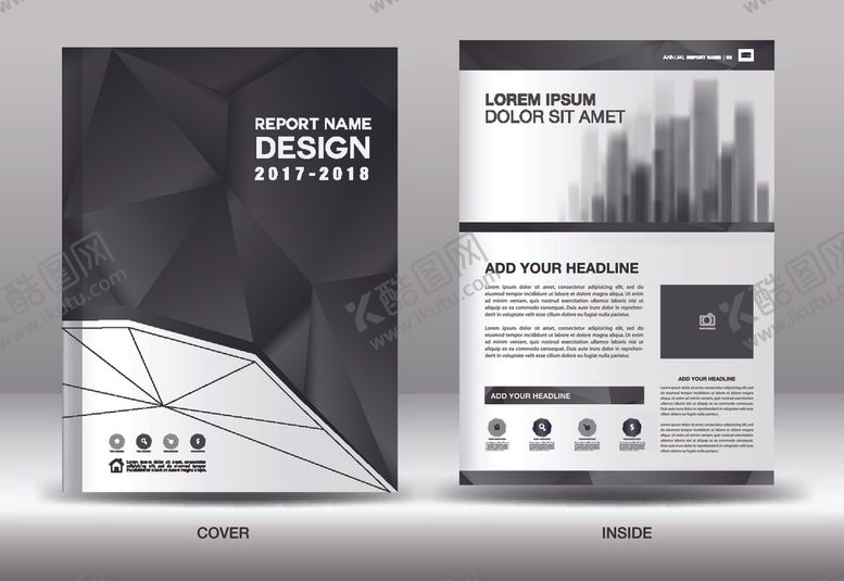 编号：47405509241131013150【酷图网】源文件下载-创意企业画册公司宣传册封面设计