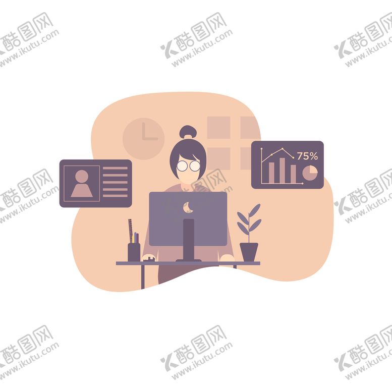 编号：54742509241558017902【酷图网】源文件下载-矢量人物素材