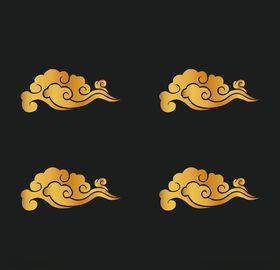 矢量古典祥云