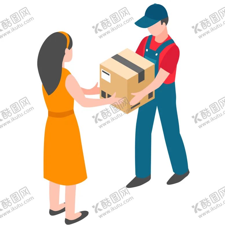 编号：69808702170822583551【酷图网】源文件下载-快递员