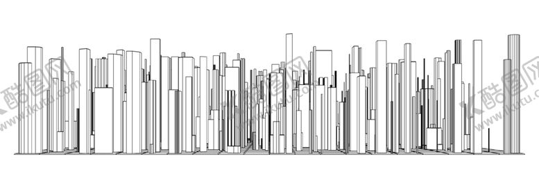 编号：16626710312153035350【酷图网】源文件下载-科技城市装饰图案