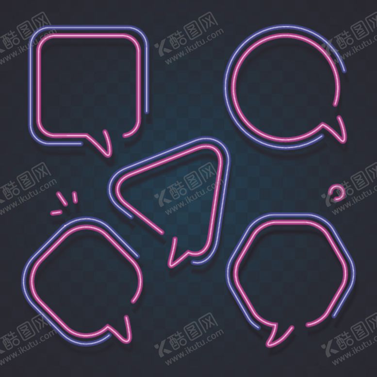 编号：72208006191710074340【酷图网】源文件下载-霓虹灯边框