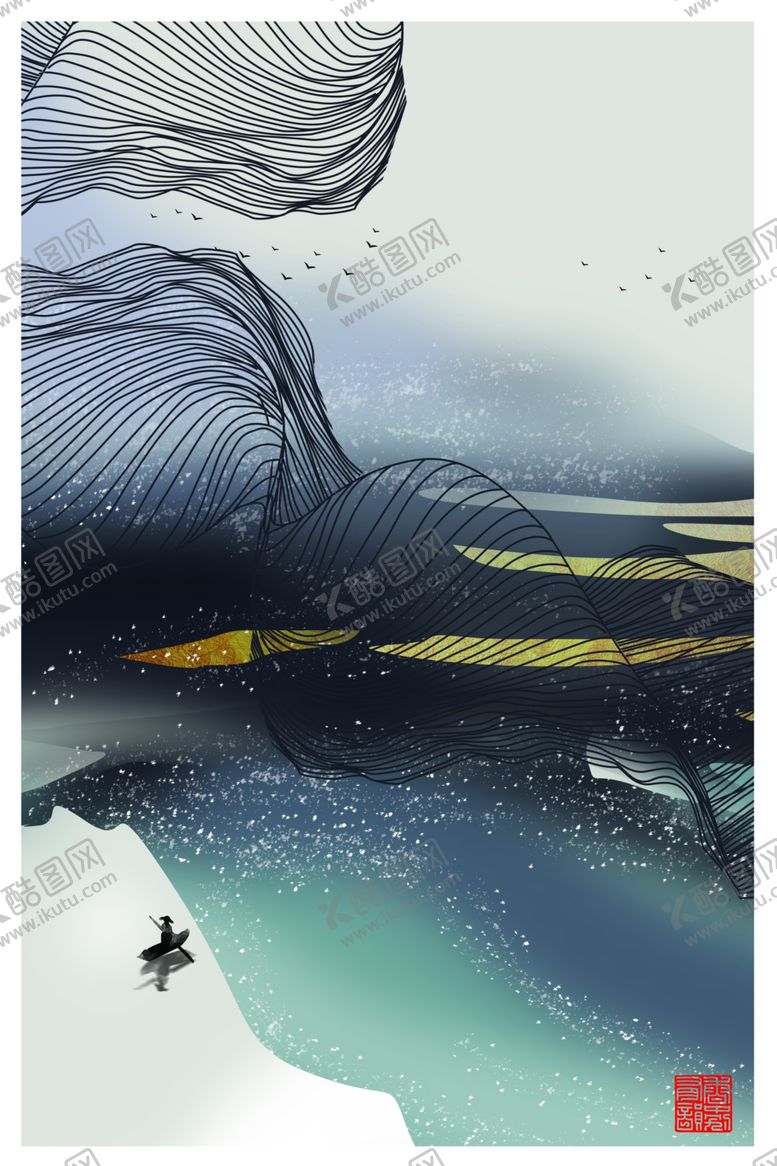 编号：30398206242258486945【酷图网】源文件下载-抽象装饰画
