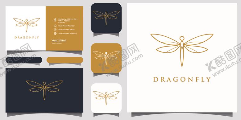 编号：96973404012116002371【酷图网】源文件下载-蜻蜓图案