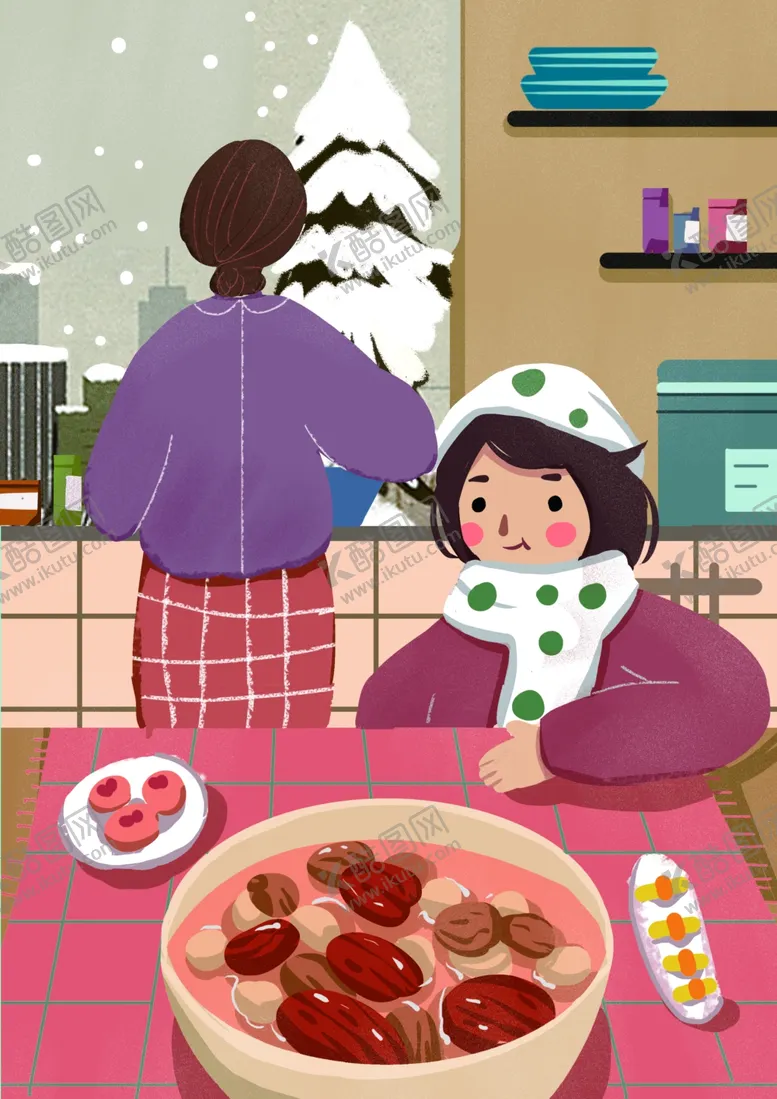 编号：80581704161818536764【酷图网】源文件下载-腊八节插画