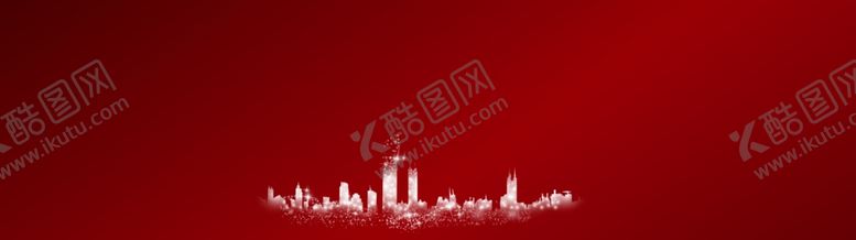 编号：14809407070727312230【酷图网】源文件下载-红色底纹城市