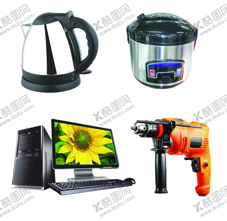编号：82435109301923470483【酷图网】源文件下载-电器 电脑 电水壶 电动工具