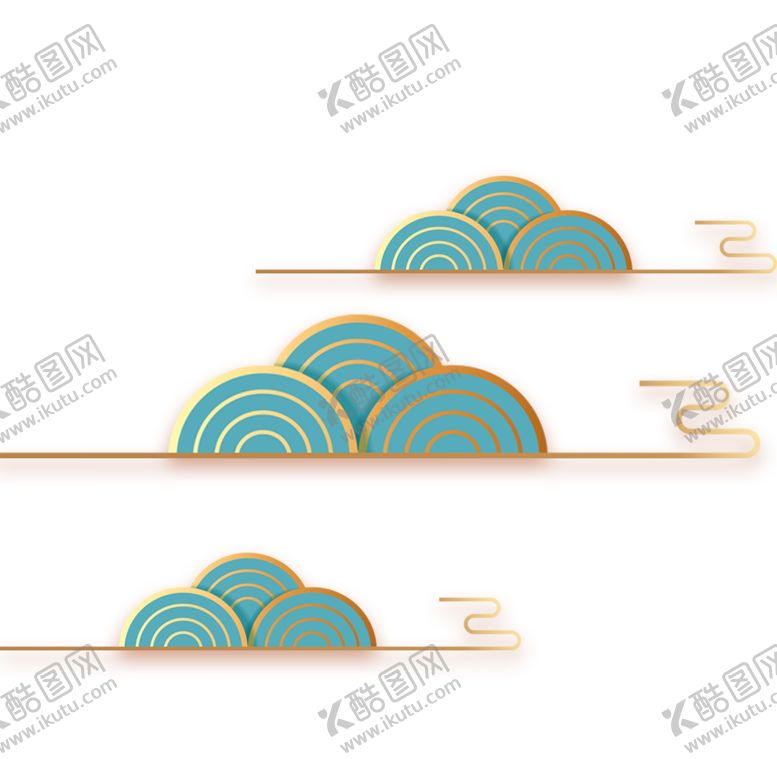 编号：92785805120512229499【酷图网】源文件下载-云纹传统装饰图案