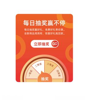抽奖活动海报抽奖盘电商设计