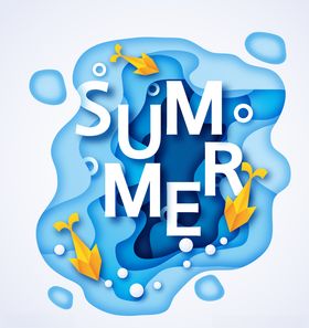 夏日主题创意插画