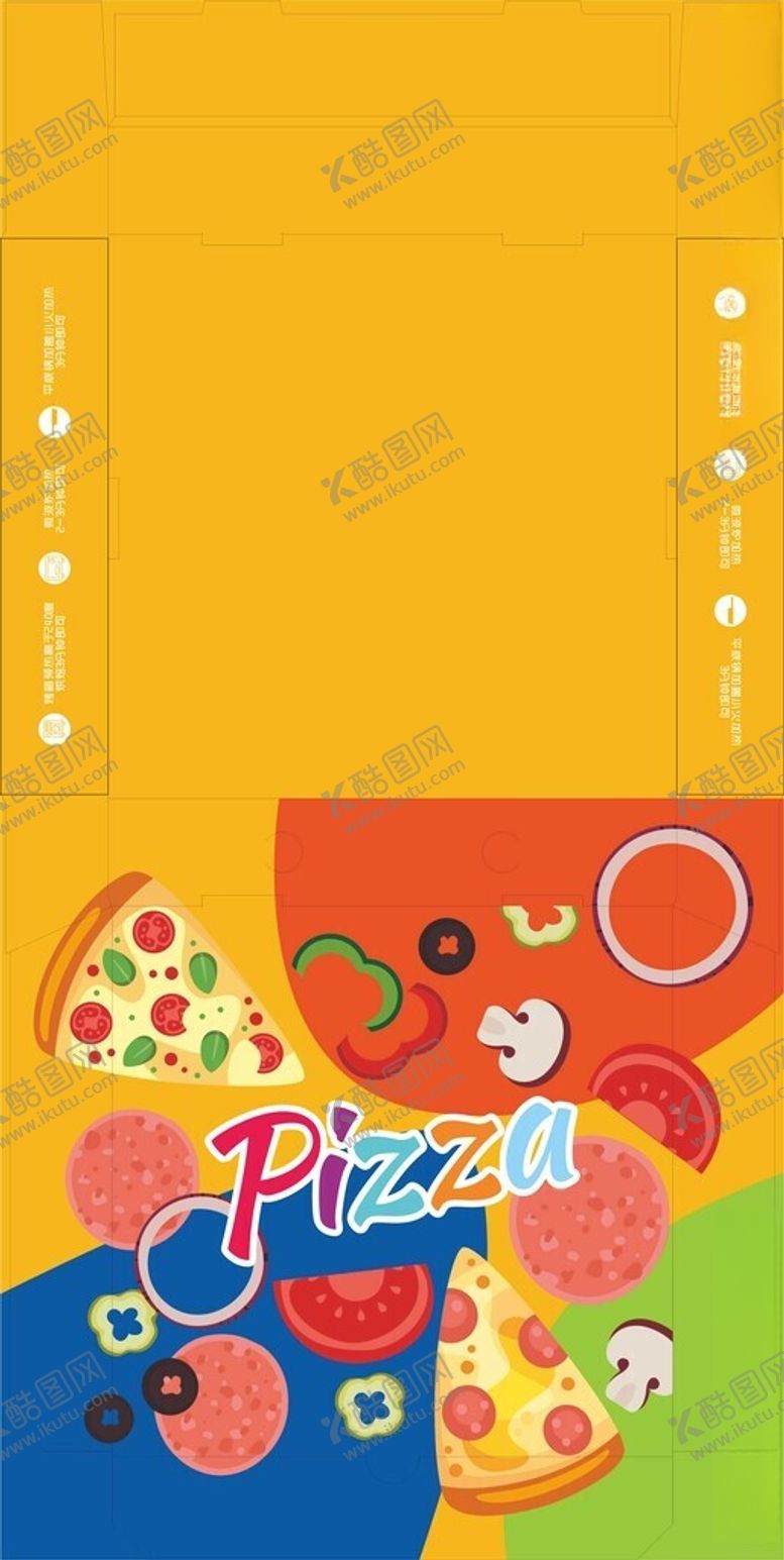 编号：20771511021942333324【酷图网】源文件下载-披萨盒包装设计展开图