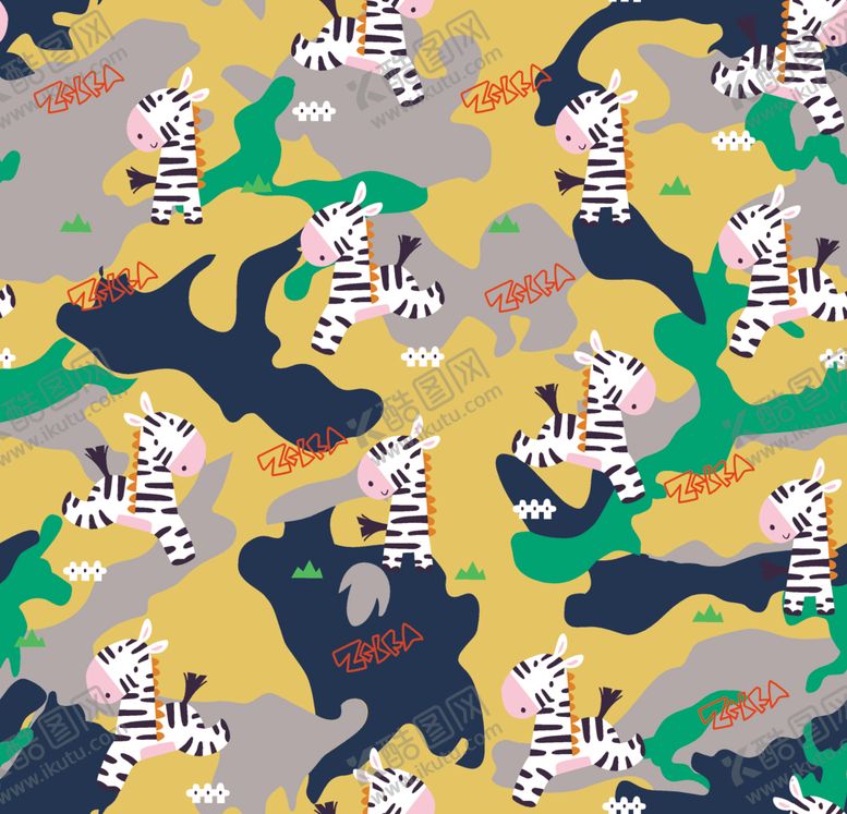 编号：79718709221713147767【酷图网】源文件下载-迷彩马