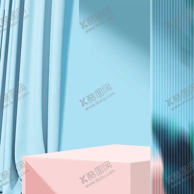 编号：51762809171900258142【酷图网】源文件下载-蓝色简约促销电商展台