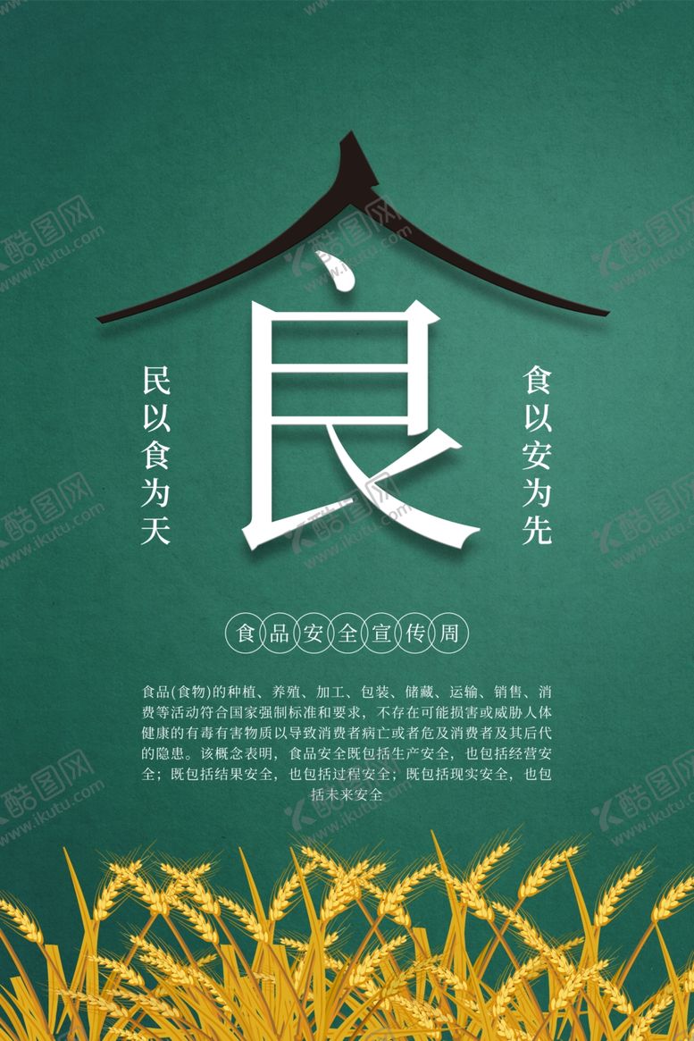 编号：32974109231605143489【酷图网】源文件下载-食品安全
