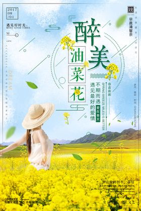 醉美油菜花宣传海报