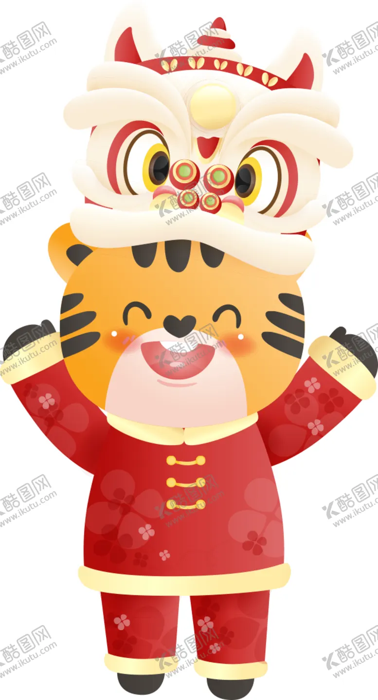 编号：36374501271208055623【酷图网】源文件下载-虎年卡通插画