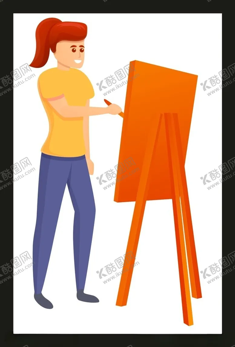 编号：14665501302049404917【酷图网】源文件下载-画画女孩女人