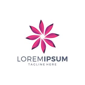 花朵图标志logoVI设计VI识文化志