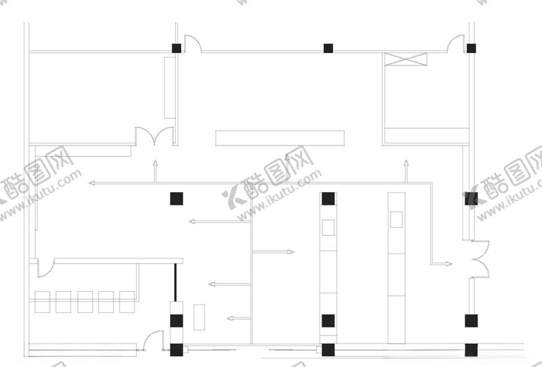 编号：39417710161107555154【酷图网】源文件下载-CAD地面指示图