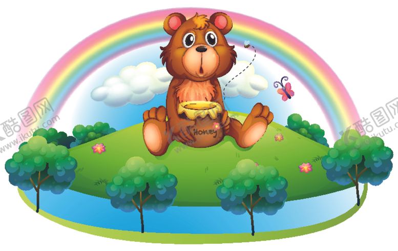 编号：84129610020215113669【酷图网】源文件下载-卡通熊插画