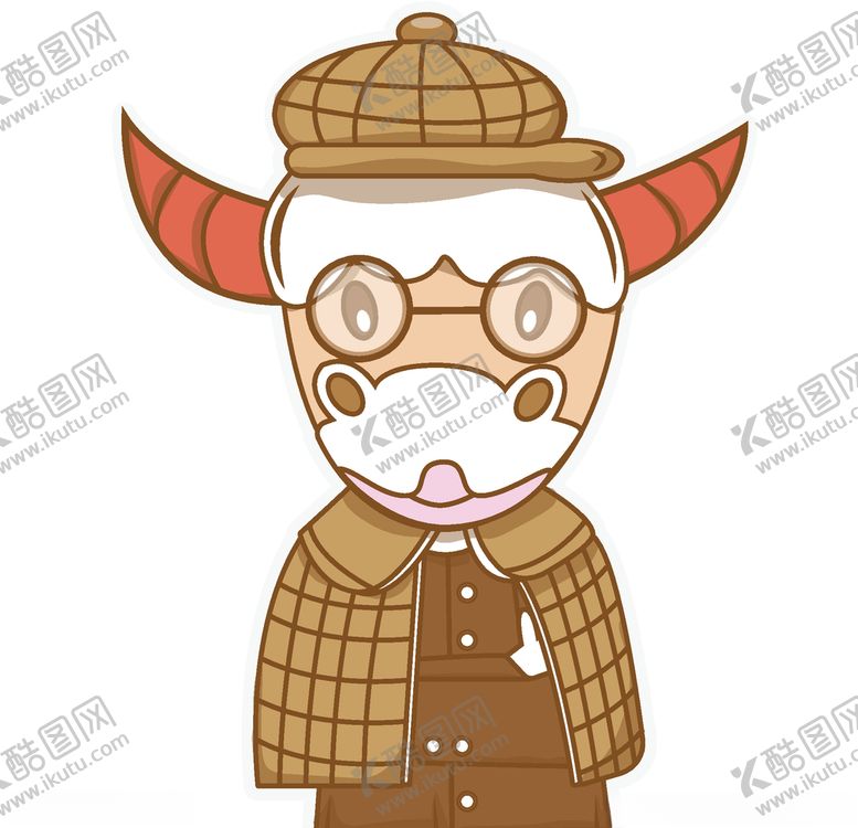 编号：42674809272103206333【酷图网】源文件下载-矢量卡通牛