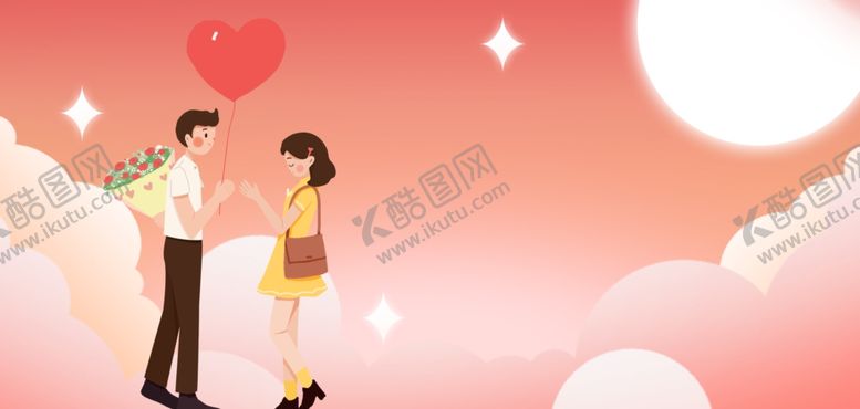 编号：39503704040820461258【酷图网】源文件下载-浪漫情侣背景