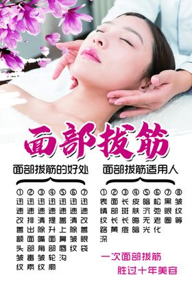 面部拔筋