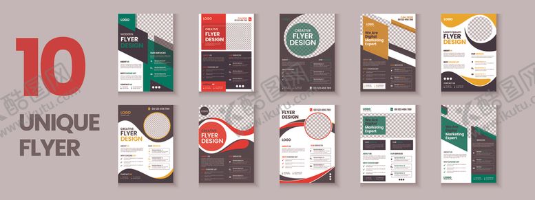 编号：77420409231844073090【酷图网】源文件下载-时尚DM宣传单