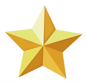 金色五角星