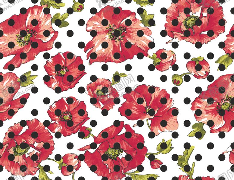 编号：64330809271935112207【酷图网】源文件下载-圆点花朵