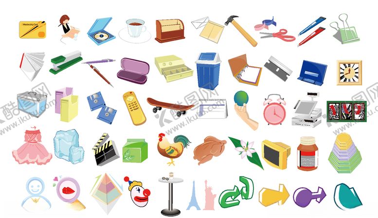 编号：52585610032218166514【酷图网】源文件下载-彩绘图标