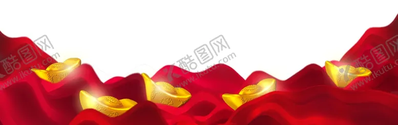 编号：69285404090517189500【酷图网】源文件下载-红色金元宝底图