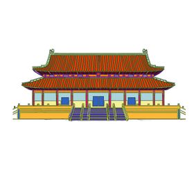 国潮风建筑