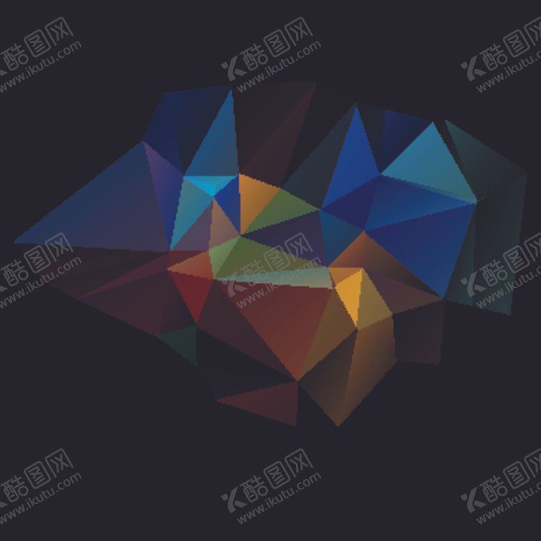 编号：63736310041033203427【酷图网】源文件下载-炫彩科技感拼接图案