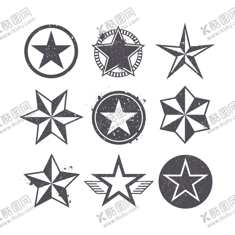 编号：29498007041705587720【酷图网】源文件下载-星星标志