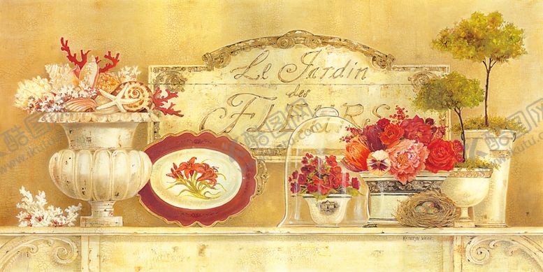 编号：47836810032100384467【酷图网】源文件下载-花卉静物油画装饰画