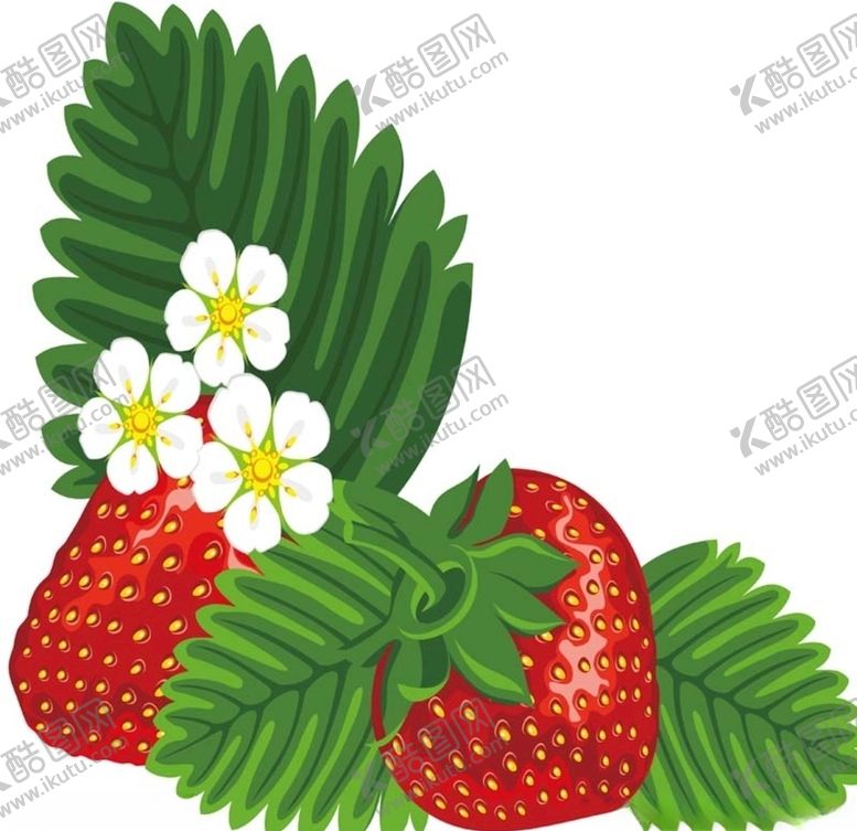 编号：41463807091705416295【酷图网】源文件下载-草莓卡通水果儿童矢量