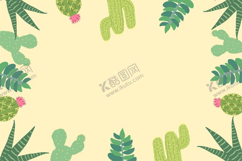 编号：56782109171941217065【酷图网】源文件下载-仙人掌背景 