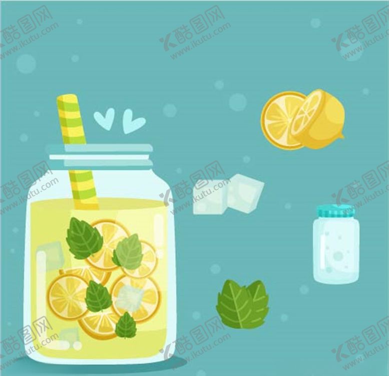 编号：73547610181147189633【酷图网】源文件下载-矢量果汁甜品食物素材