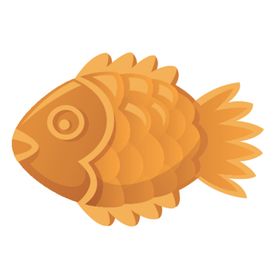 韩国美食插画图案