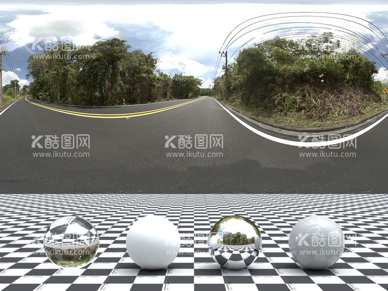 编号：65186402041405573630【酷图网】源文件下载-C4D户外环境贴图HDR贴图