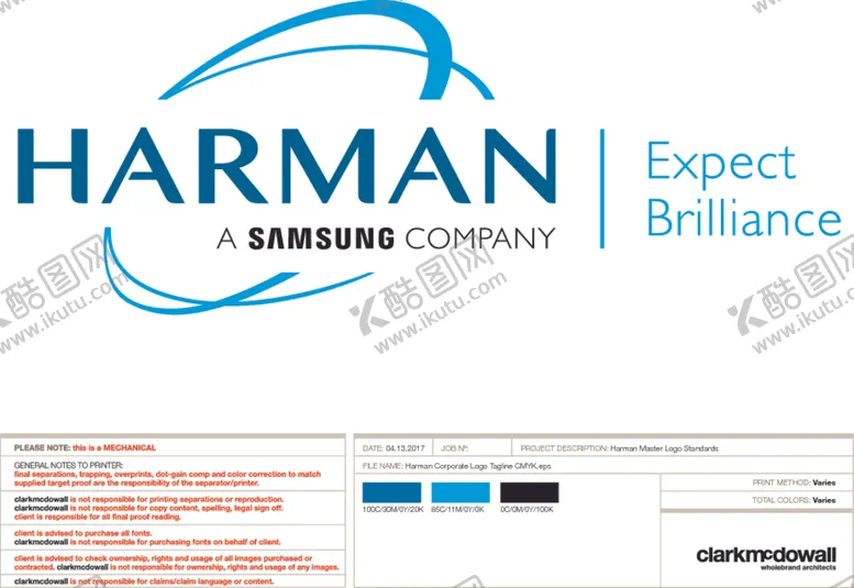 编号：44066606281523205814【酷图网】源文件下载-harmanlogo设计商标