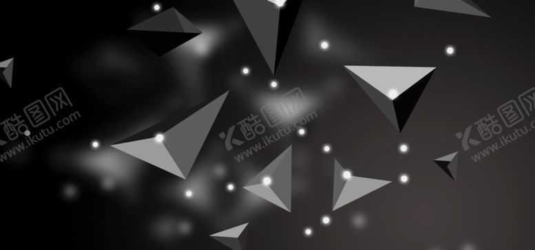 编号：38369210041335475863【酷图网】源文件下载-黑色几何背景