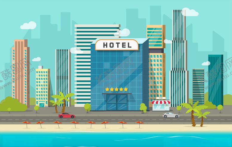 编号：21709810070305115387【酷图网】源文件下载-海边城市